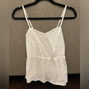 White summer tank